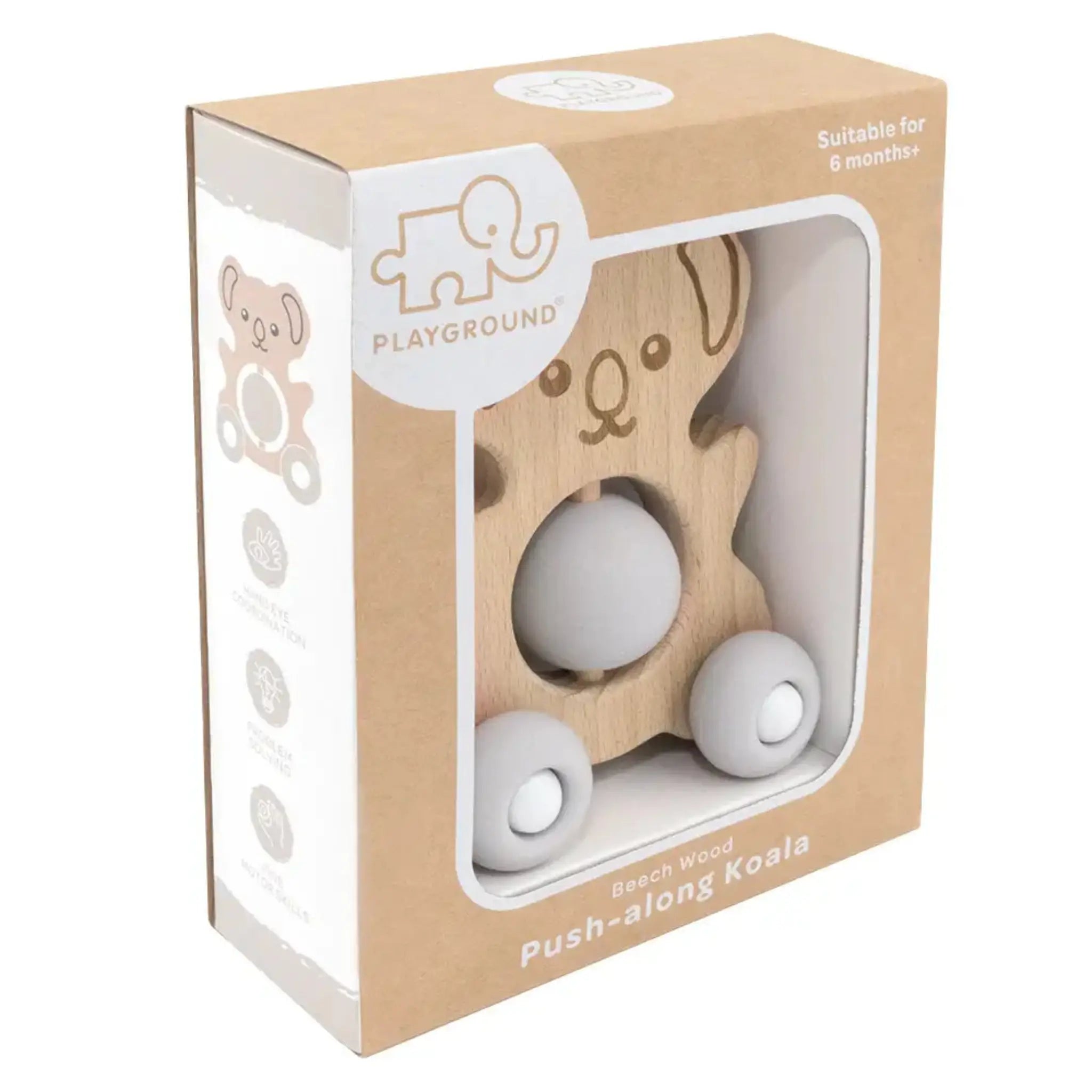 Wooden Push-Along Koala
