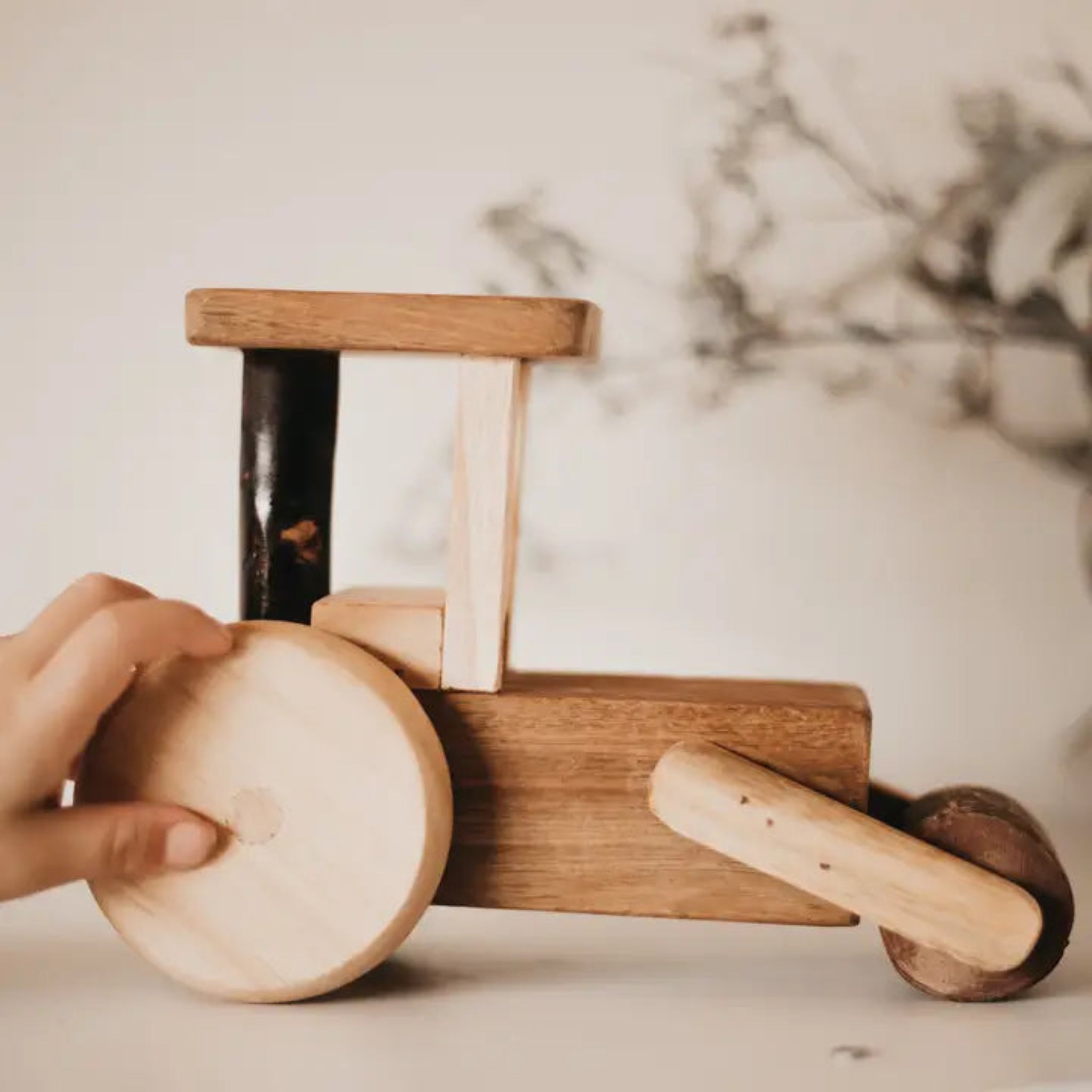 Wooden Steam Roller