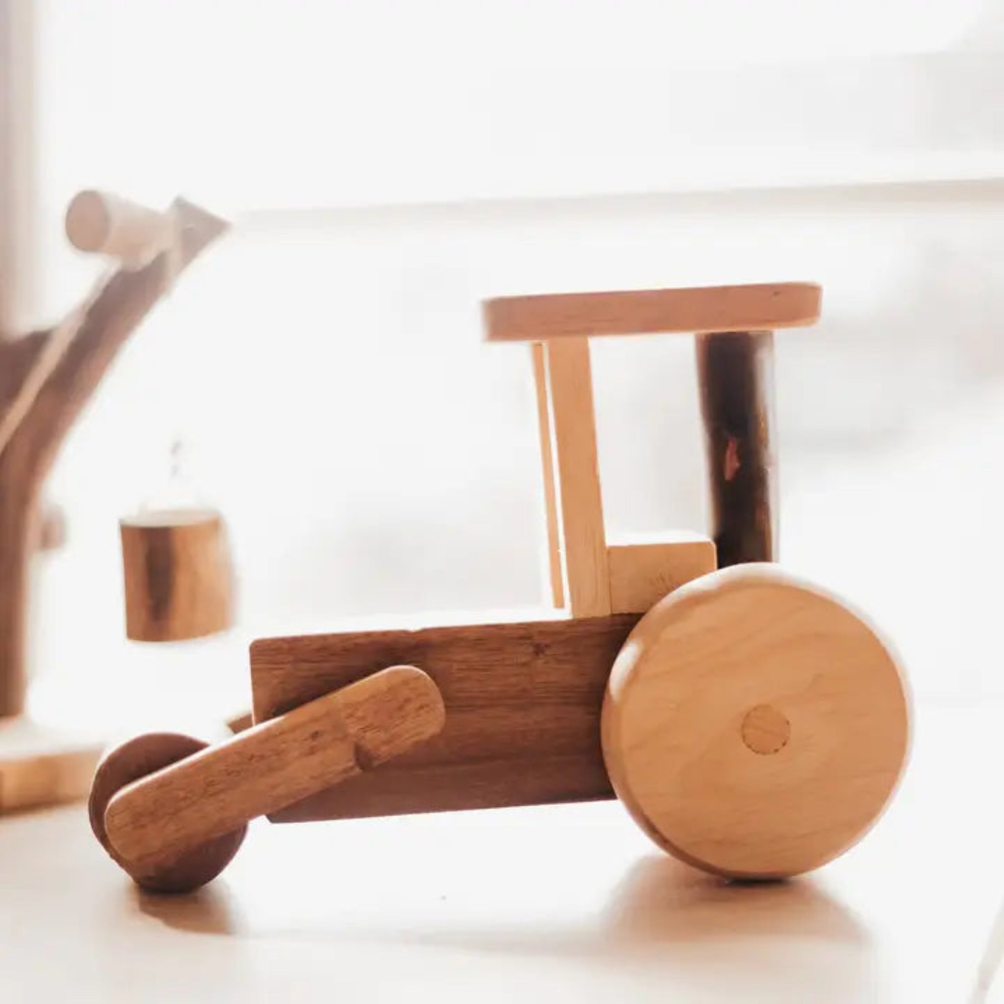 Wooden Steam Roller