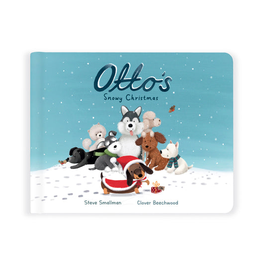 Otto's Snowy Christmas Book- Jelly cat