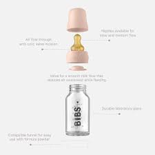 Glass Blush Bottle Set 110mls-BIBS Kollektive