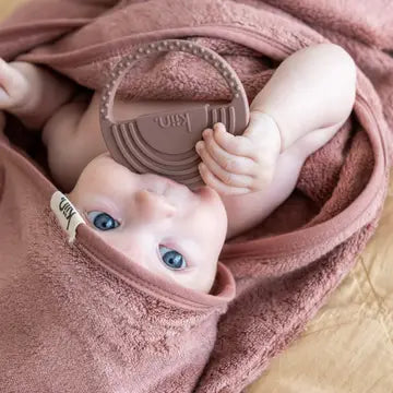 Hooded Towel Heather-Kiin Baby