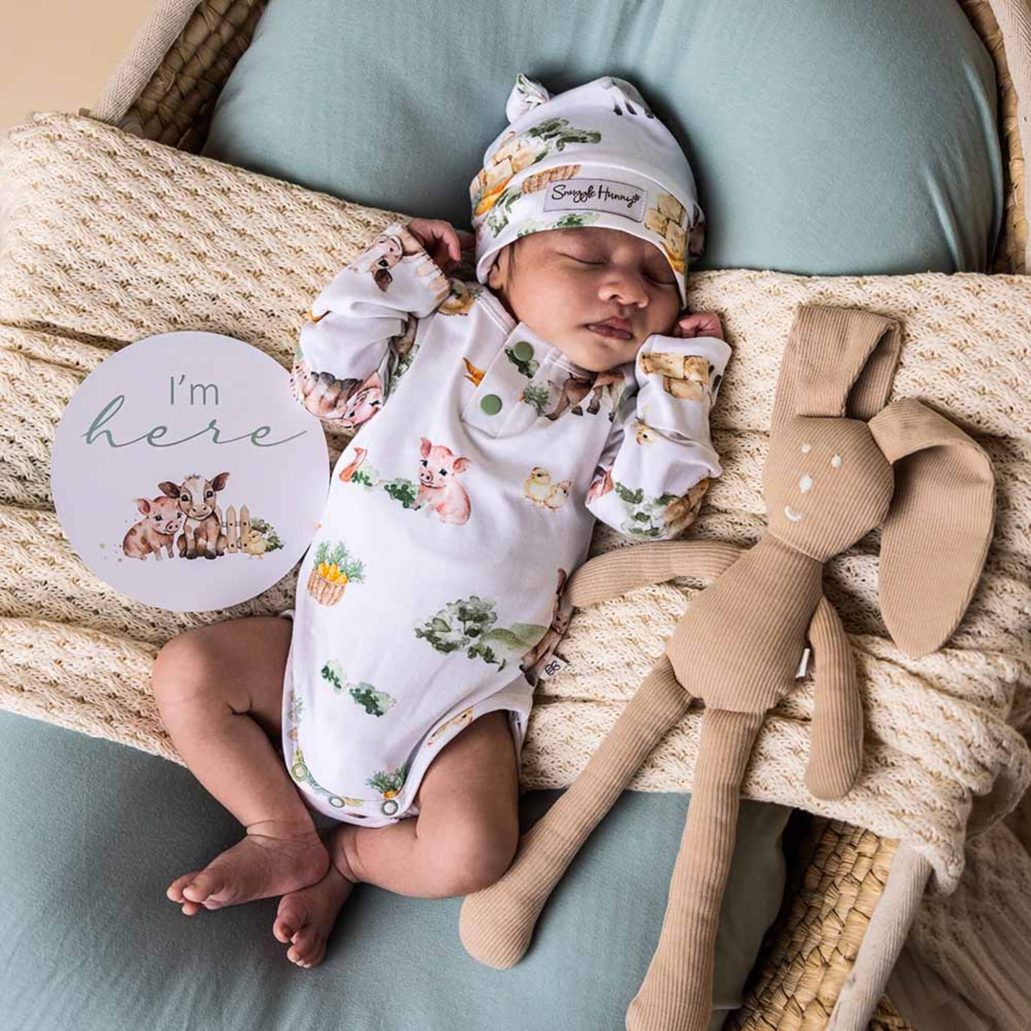 farm long sleeve bodysuit