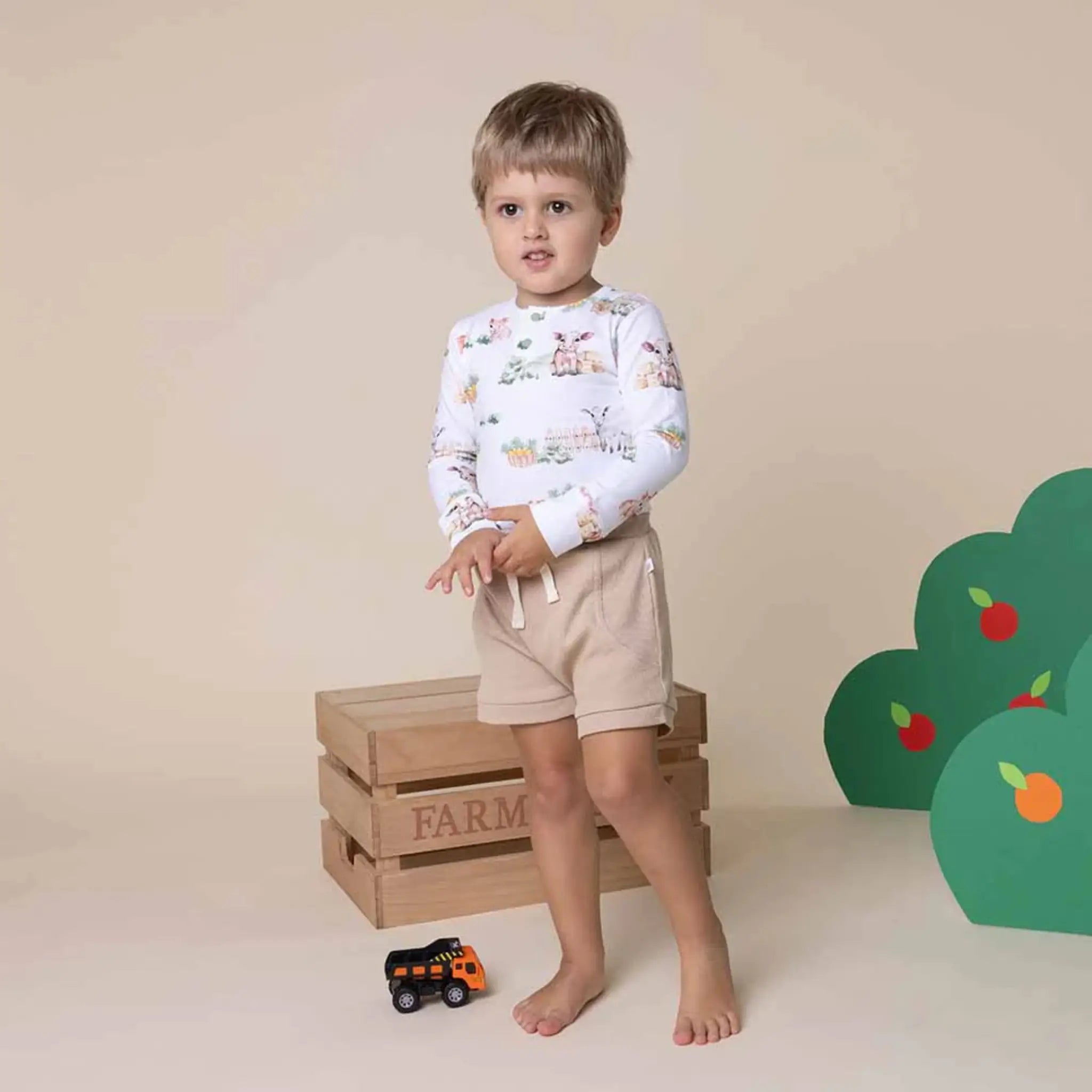 farm long sleeve bodysuit