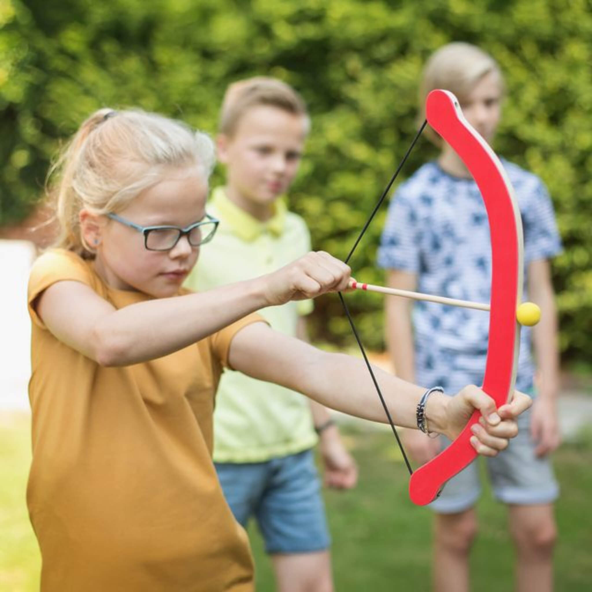 Kids Wooden Bow & Arrow Set – Child-Safe Archery Toy | Outdoor Play & Hand–Eye Coordination