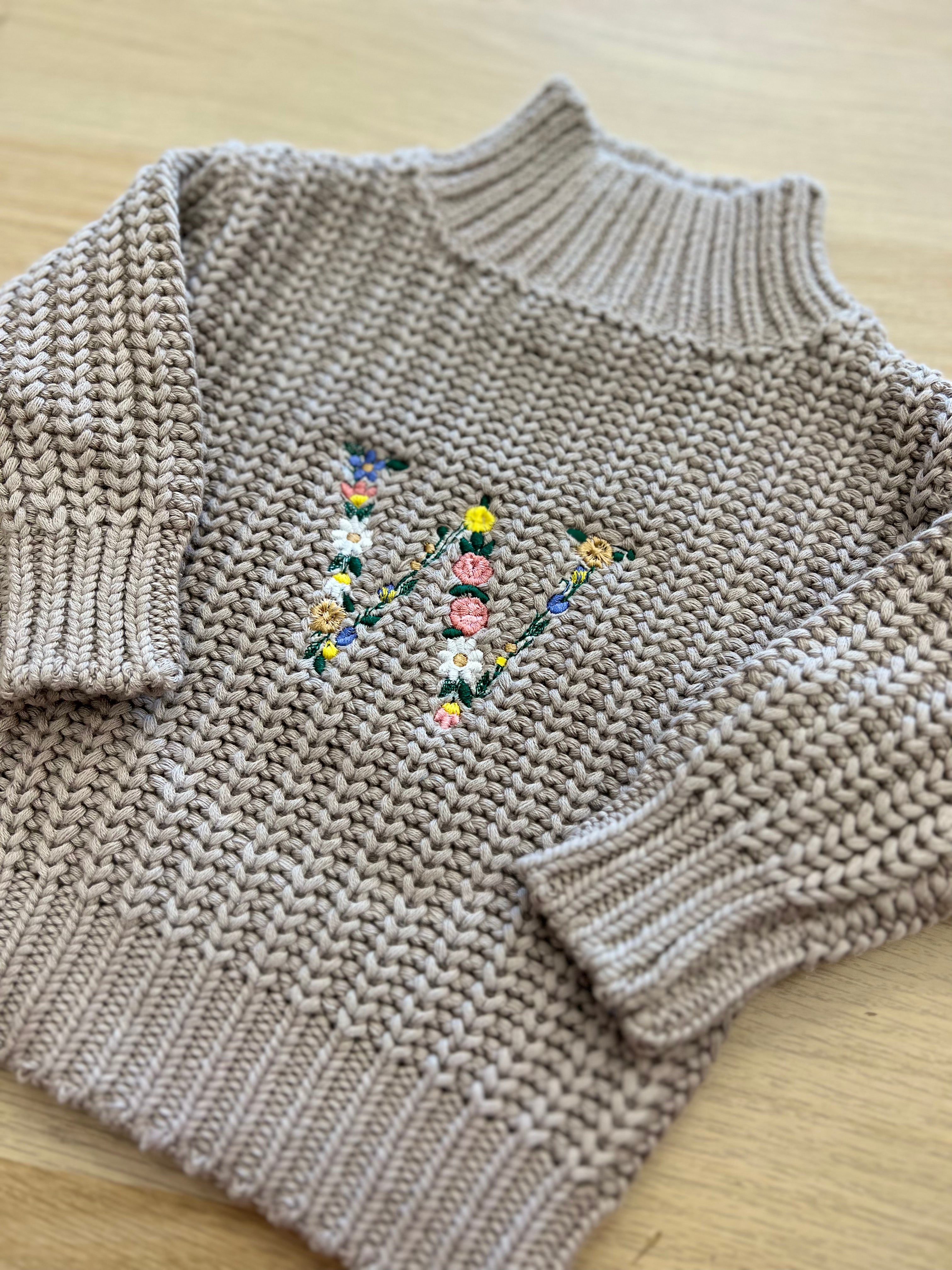 Sunchaser Knit Jumper | Embroidery Included | Display Stock