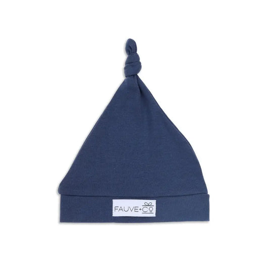 Evie Knotted Beanie-Fauve & Co