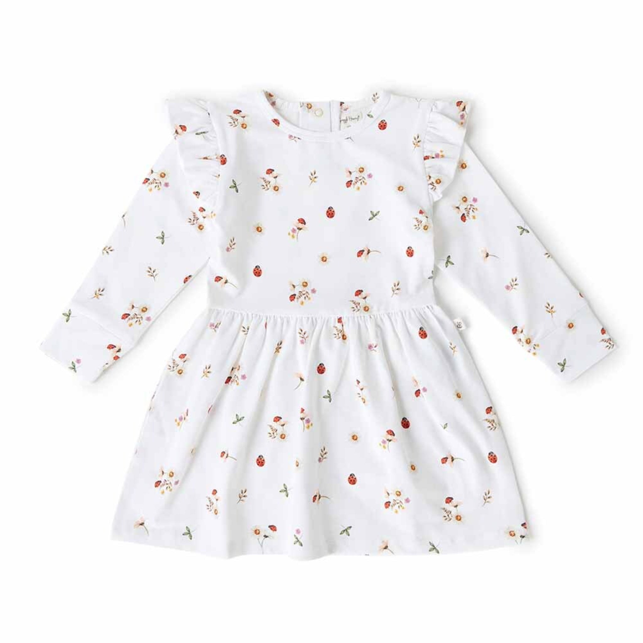 Ladybug | Organic Long Sleeve Dress