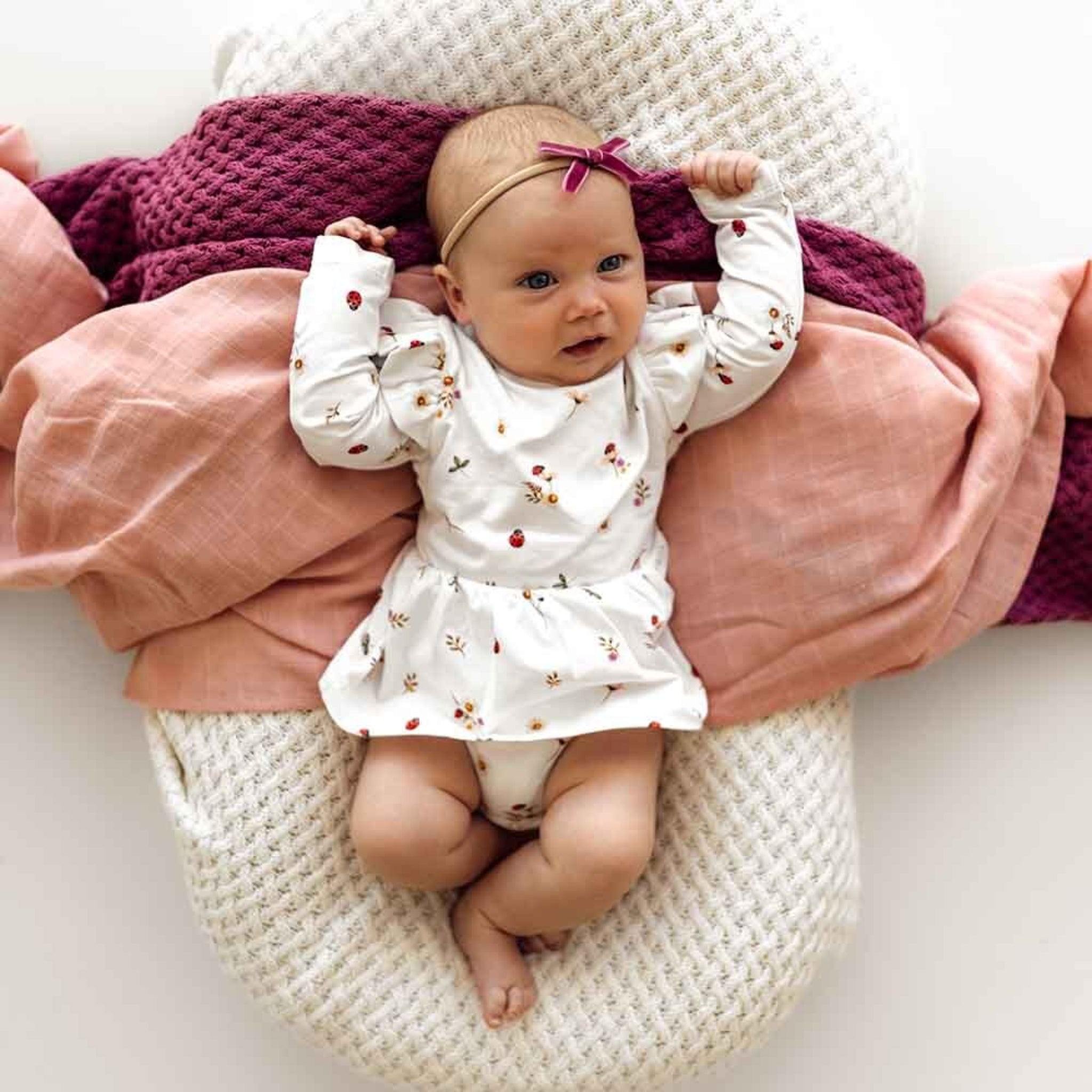 Ladybug | Organic Long Sleeve Dress