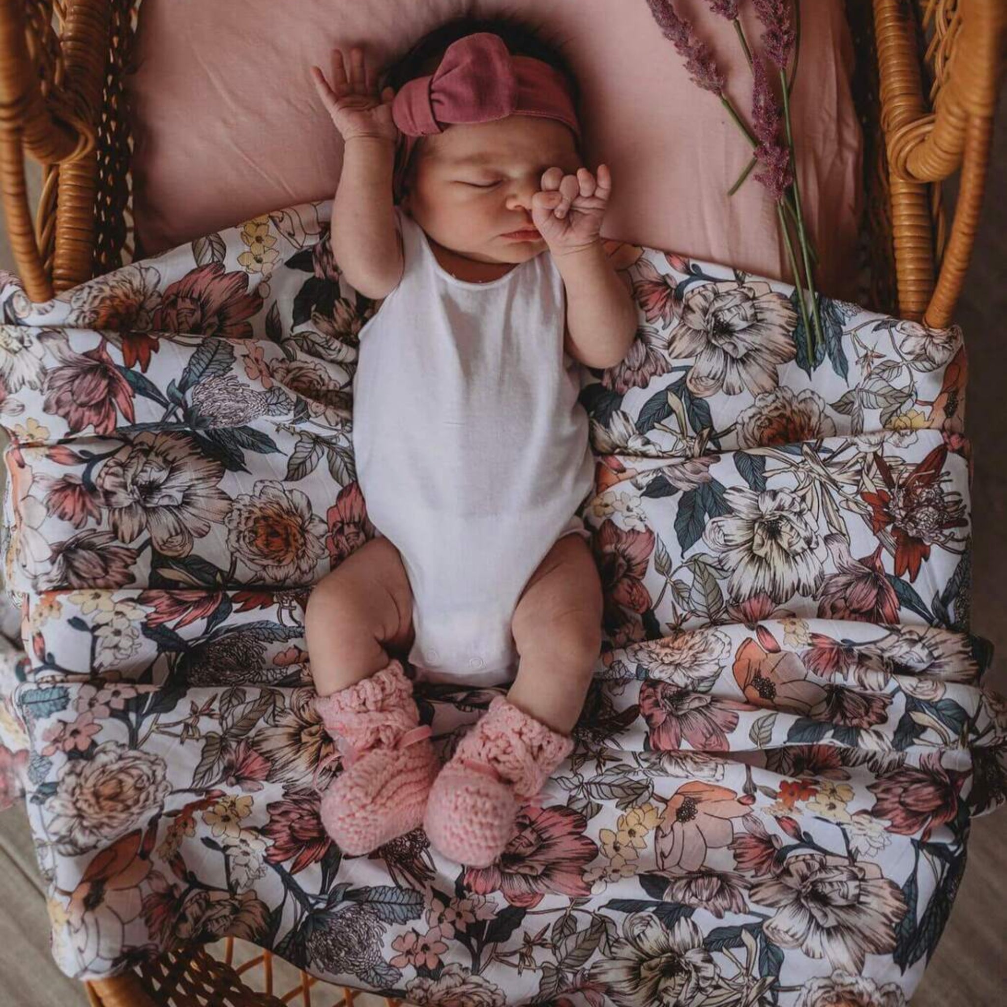 Australiana  Organic Muslin Wrap-Snuggle Hunny