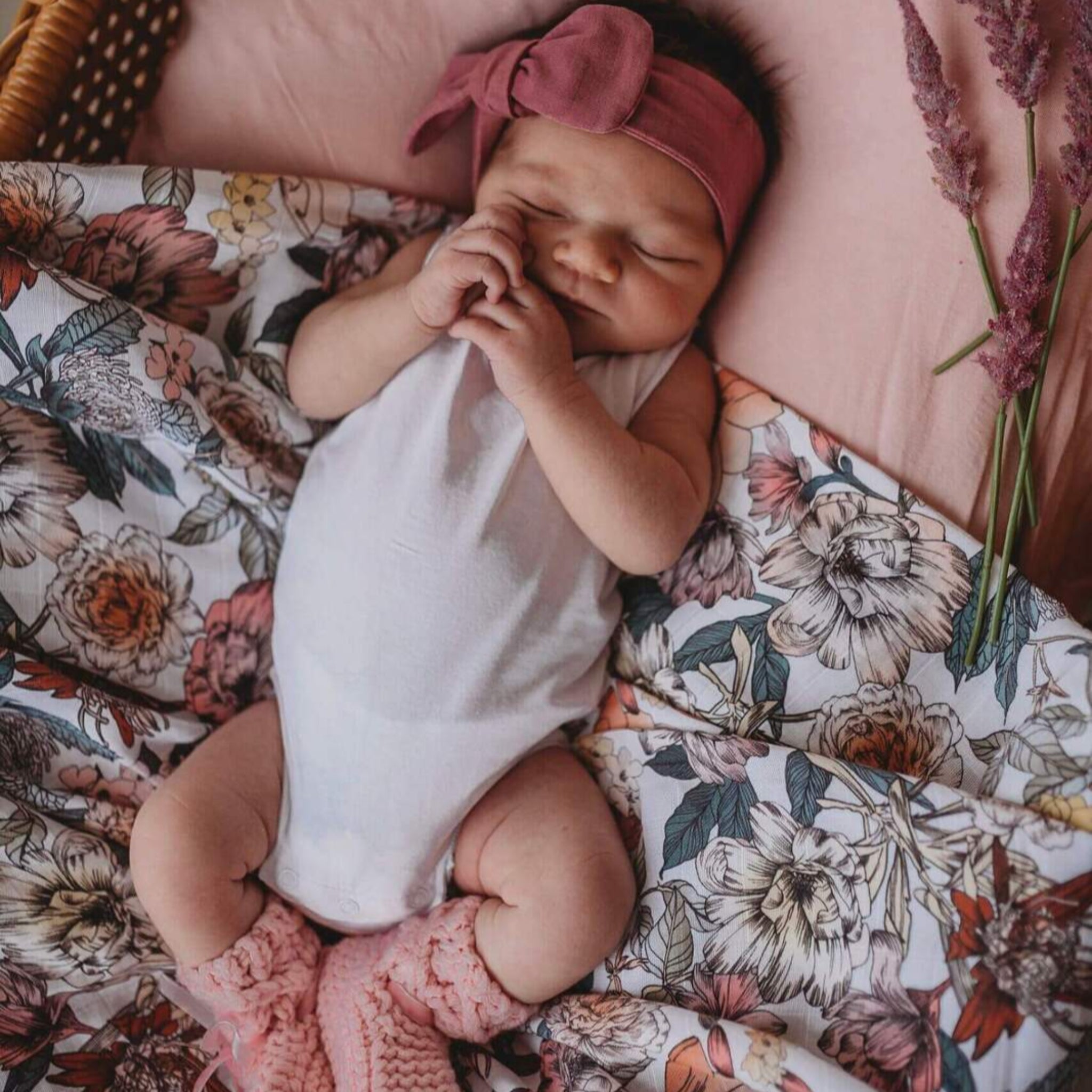 Australiana  Organic Muslin Wrap-Snuggle Hunny