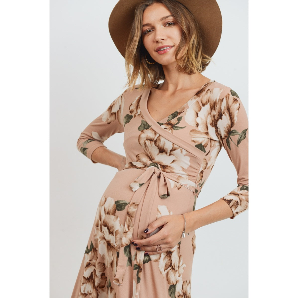 Blush Floral | Maternity/Nursing Dress