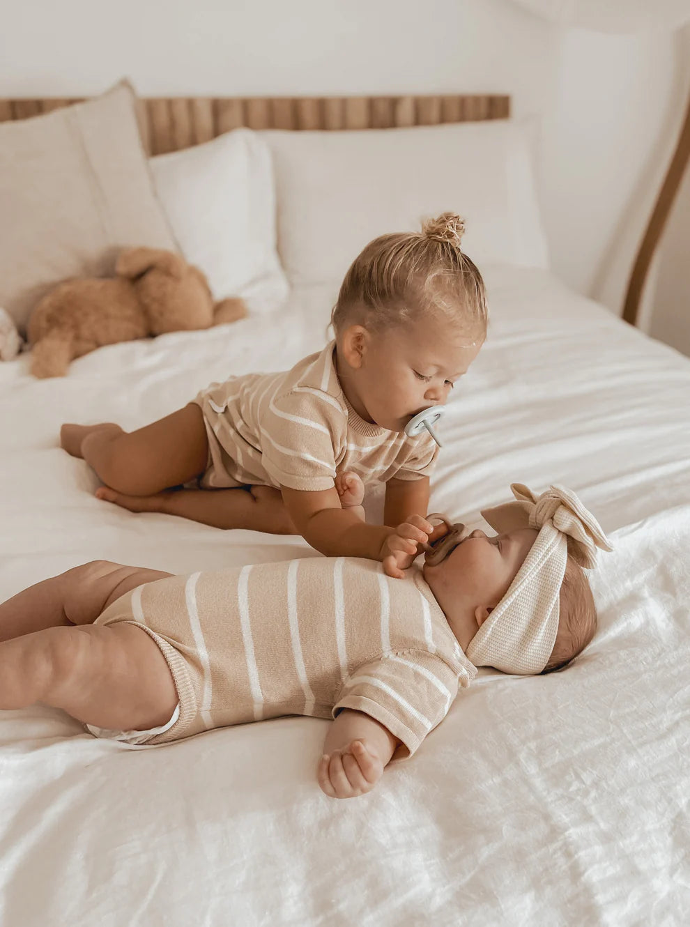 Bodysuit | Wheat Stripes