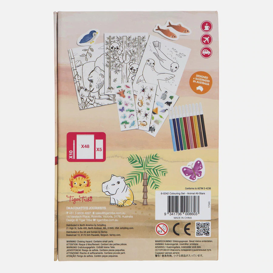 Colouring Set | Animal All Stars