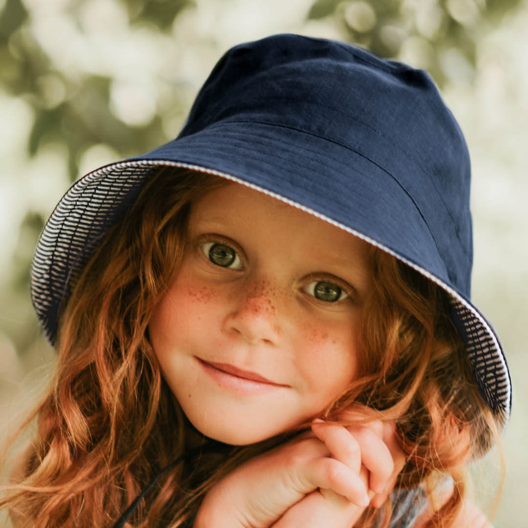 Charlie + Indigo | Classic Reversible Bucket Hat