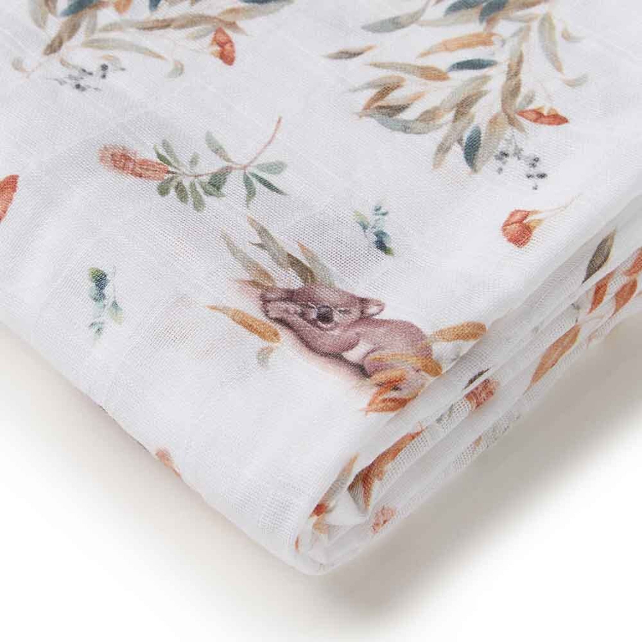 Organic Muslin Wrap Koala