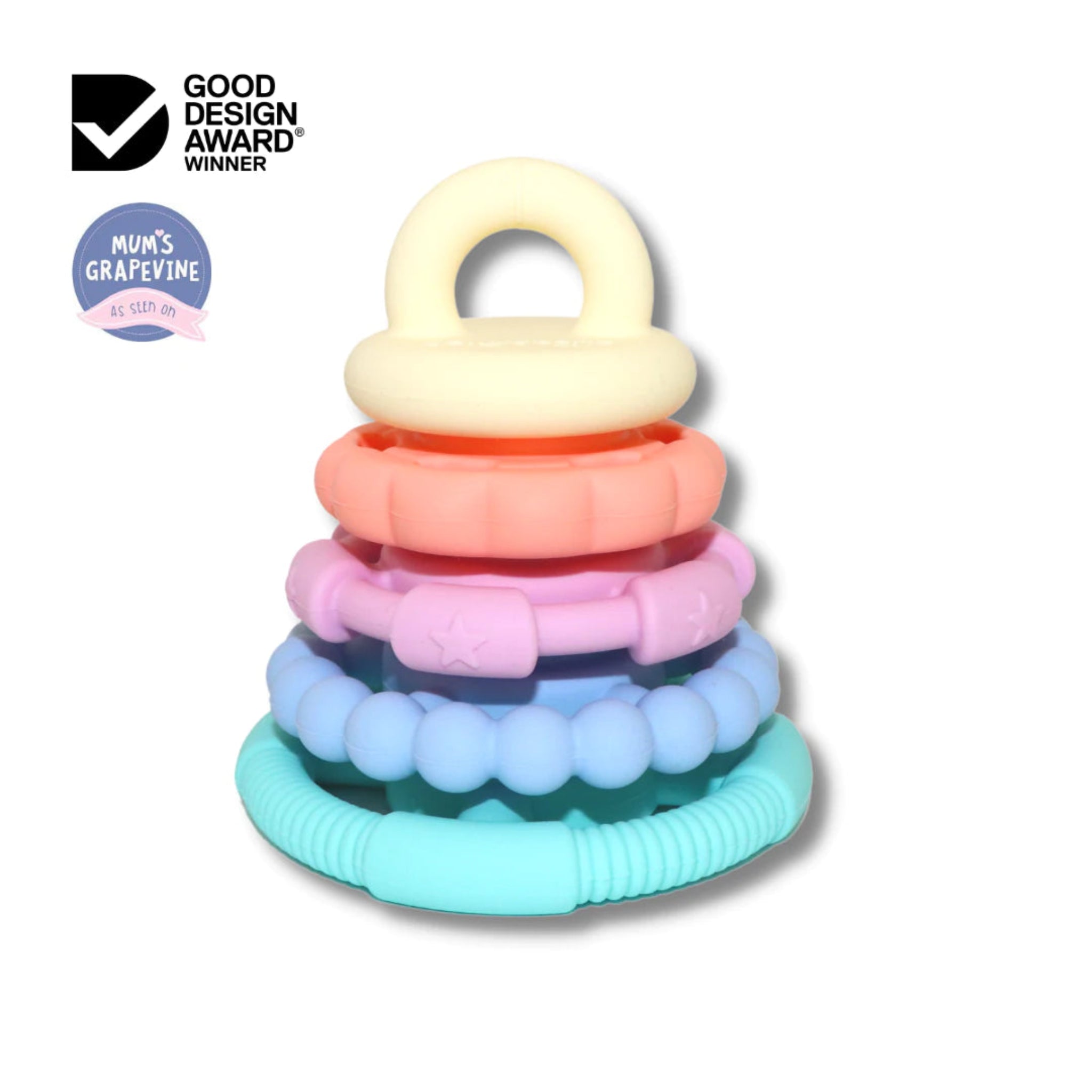 Rainbow Stacker & Teether | Jellystone Designs