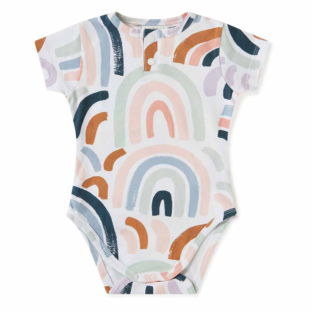 Rainbow Baby | Organic Short Sleeve Bodysuit