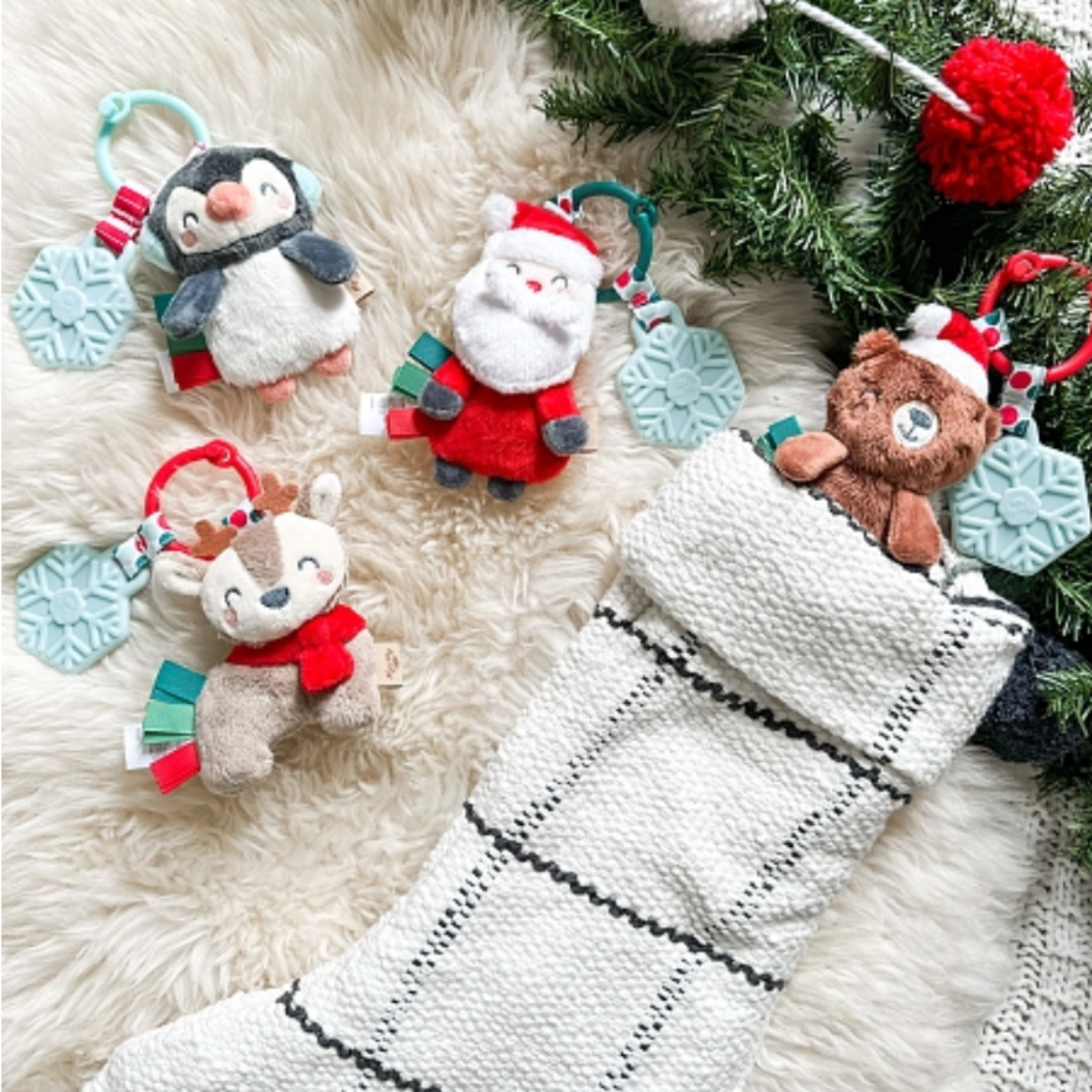 Christmas Itzy Pal | Plush + Teether