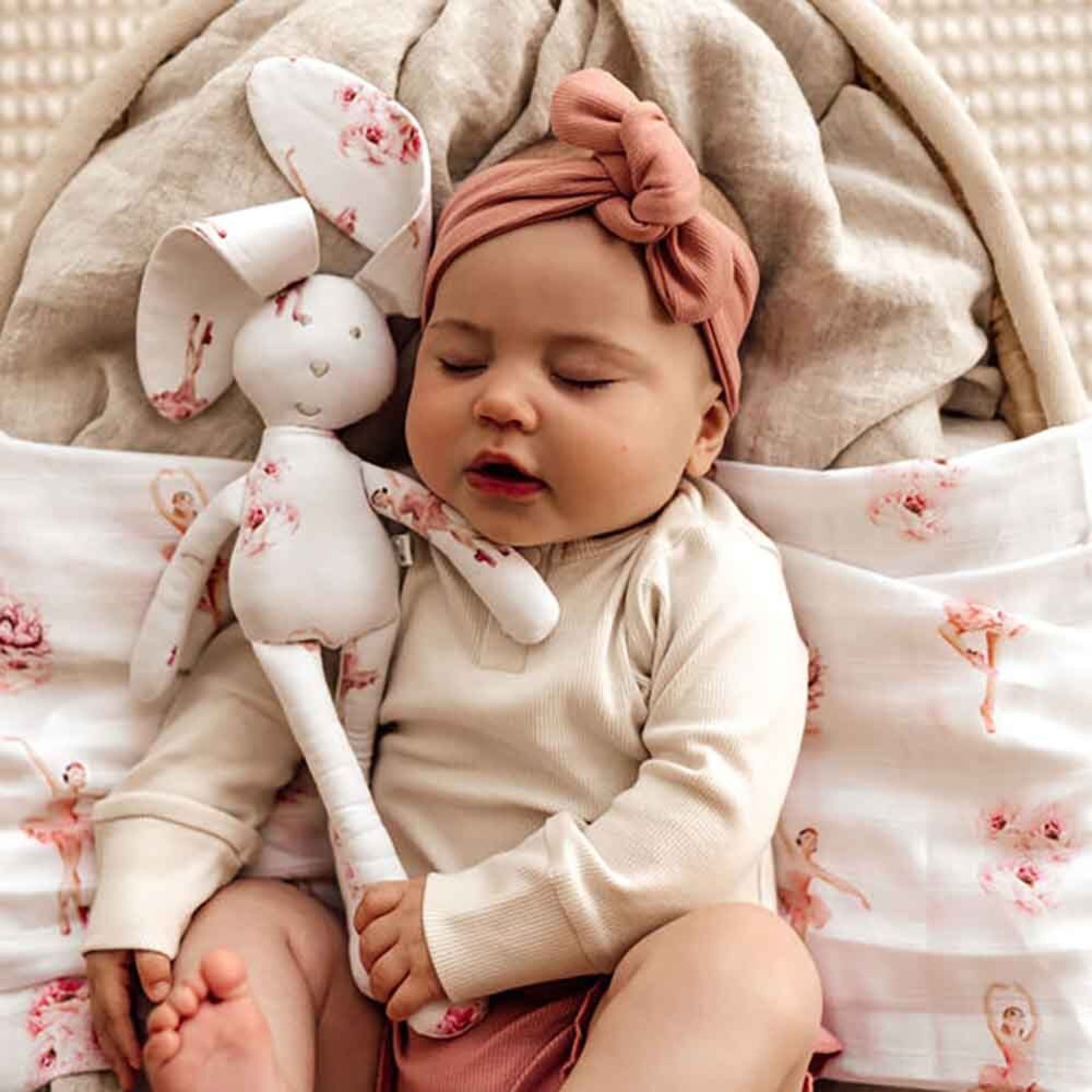 Ballerina  Organic Snuggle Bunny- Snuggle Hunny