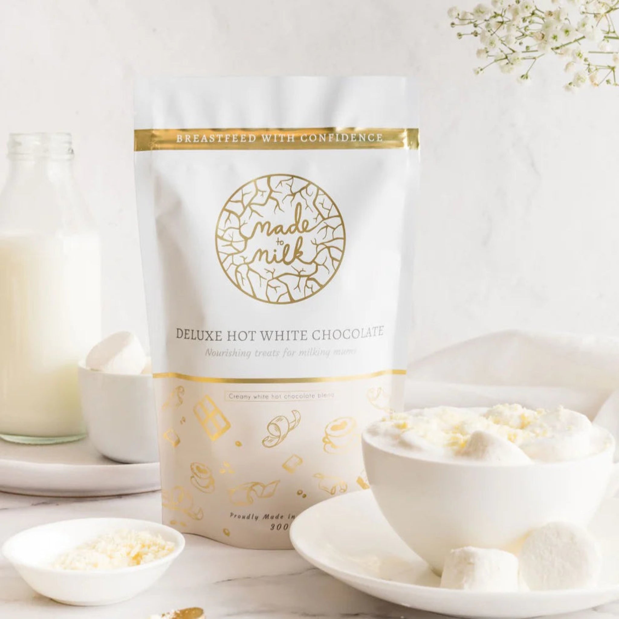 White Hot Chocolate Lactation Drink