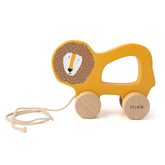 Wooden Pull Along Toy | Mr. Lion