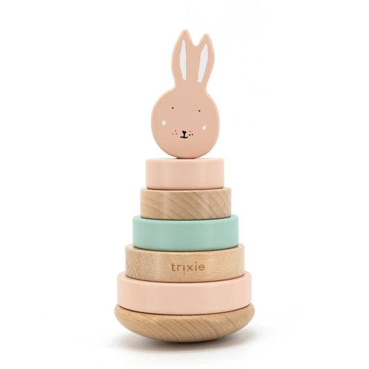 Wooden Stacking Toy | Mrs. Rabbit