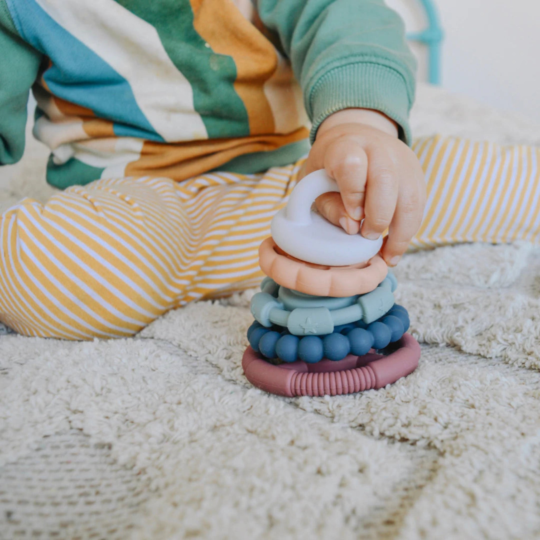 Rainbow Stacker & Teether | Jellystone Designs