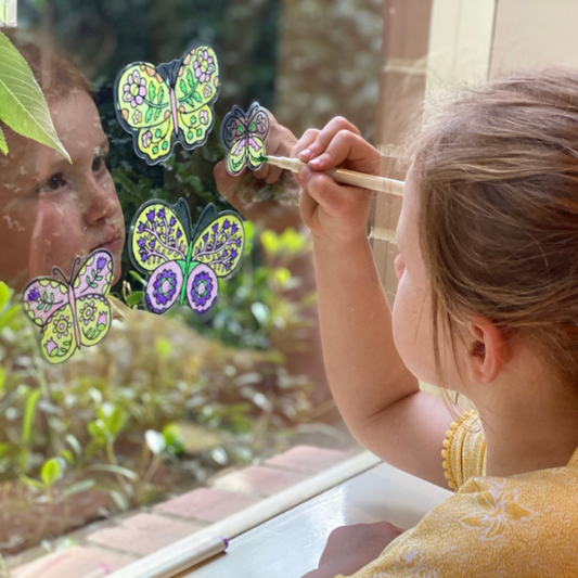 Movable Window Art | Butterflies