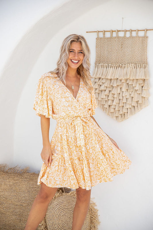 Aloha Dress | Orange | Size 8