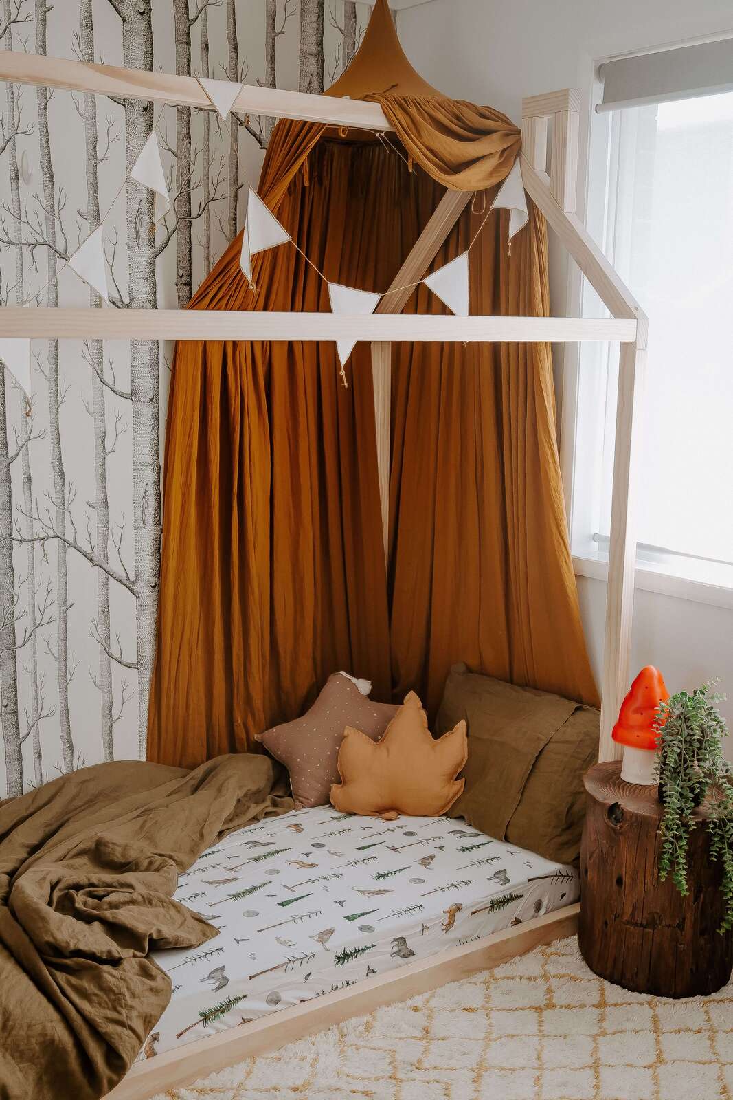 Alpha Fitted Cot Sheet-Snuggle Hunny