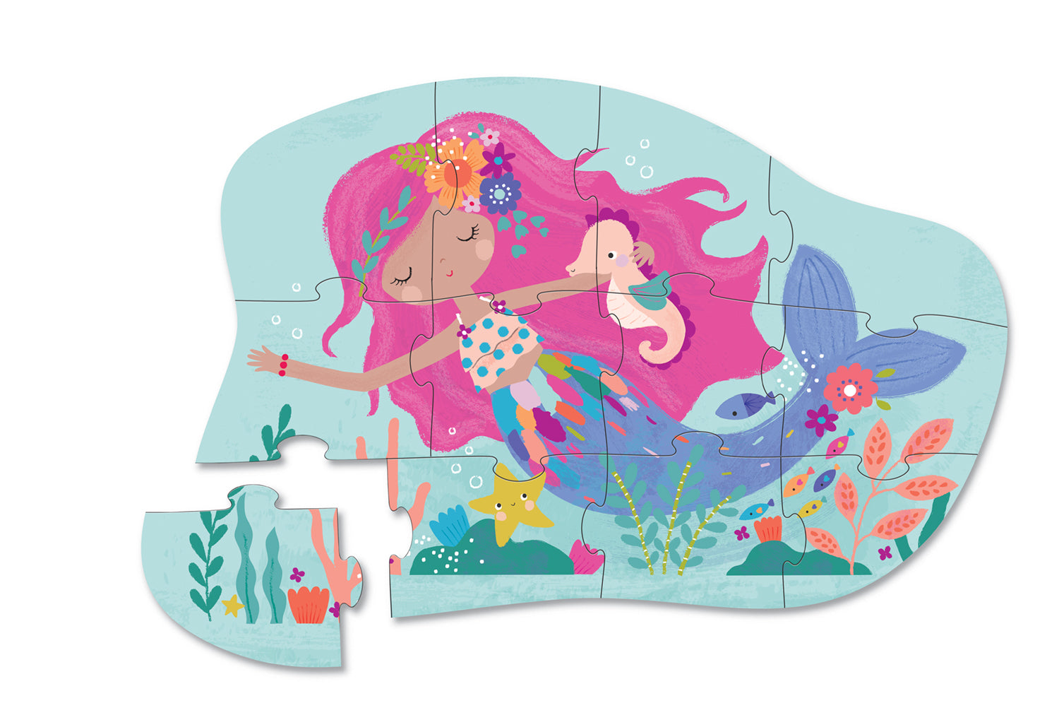 Mini Puzzle 12pc | Mermaid Dreams